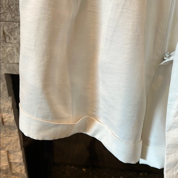 Forever 21 White High Waist belted Women's Shorts size Large - Picture 9 of 10